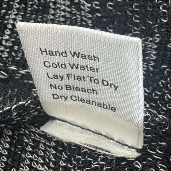 Ming Wang Jacket Womens Size XL Black and Pink Houndstooth cardigan knit - Picture 11 of 11